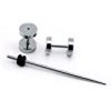 Silver Surgical Stainless Steel Plugs & Tapers Stretching Kits (3)