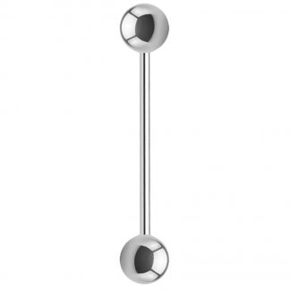 14g Round Ball 316L Surgical Stainless Steel 20mm Barbell
