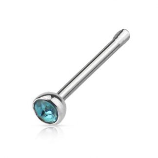 Press Fit CZ Gem 316L Surgical Stainless Steel Nose Bone Studs   Pacific Opal