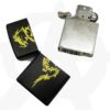  Black and Gold Dragon Windproof Lighter LGT B GDES 2c