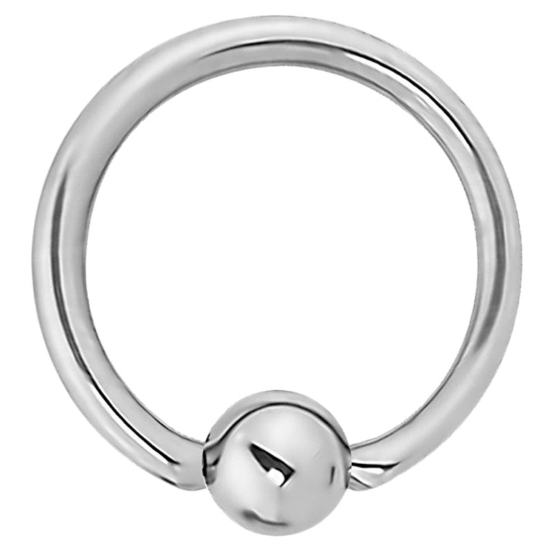 Captive Bead Ring 10 Gauge 18mm Surgical Steel 