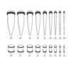 Acrylic Plugs & Tapers Stretching Kit (36pc) Sizes