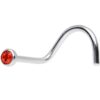 CZ Gem 316L Surgical Stainless Steel Nose Hook   Light Siam