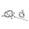 Fanged 316L Stainless Steel Nipple Barbell 2