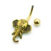 Golden Elephant 316L Surgical Stainless Steel Belly Ring 1