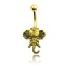 Golden Elephant 316L Surgical Stainless Steel Belly Ring Main