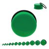 Acrylic Single Flare Plug Green