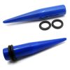 Bright UV Coloured Acrylic Tapers Dark Blue (3)