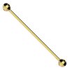 14 Gauge Gold Titanium Anodised Surgical Steel Industrial Barbell Cartilage Ear Tragus Body Piercing Jewelry