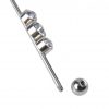 Surgical Steel Triple Gemstone Industrial Scaffold Barbell Piercing Cartilage Tragus Earring Ball End