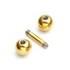 14g Gold Surgical Steel 6mm Barbell Cartilage Piercing Studs