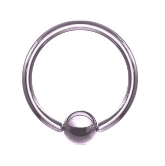 14g Titanium Anodised Surgical Stainless Steel 10mm Captive Bead Ring Cartilage Eyebrow Tongue Lip Septum Nipple Ring