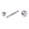14g Yin & Yang 18mm 316L Stainless Steel Barbell Tongue Bar Pieces
