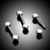 14G Opalite 12mm Internally Threaded G23 Titanium Nipple Bar Tongue Bar Barbell Piercings Jewellery Tops
