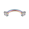 16G Rainbow & Opal Crystal 8mm Stainless Steel Internally Threaded Double CZ Gem Curved Barbell Eyebrow Tragus Piercing.png