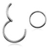 16g Titanium Anodised Hinged Segment Clicker Ring Nipple Ear Cartilage Eyebrpw Lip Piercings